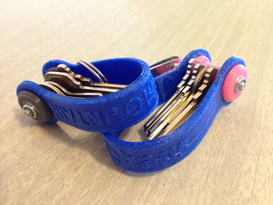 Strappy Key Chain: Dragon Mountain Design