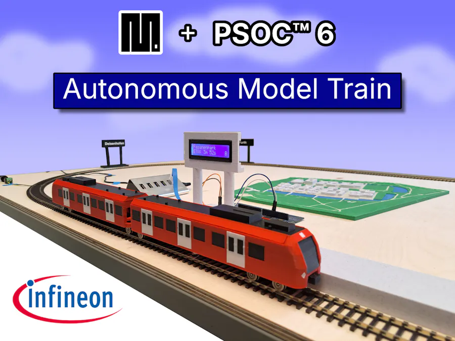 Autonomous Model Train with PSOC™ 6 and MicroPython