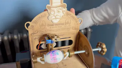 Automate Your Egg Painting with This Ovoid Plotter