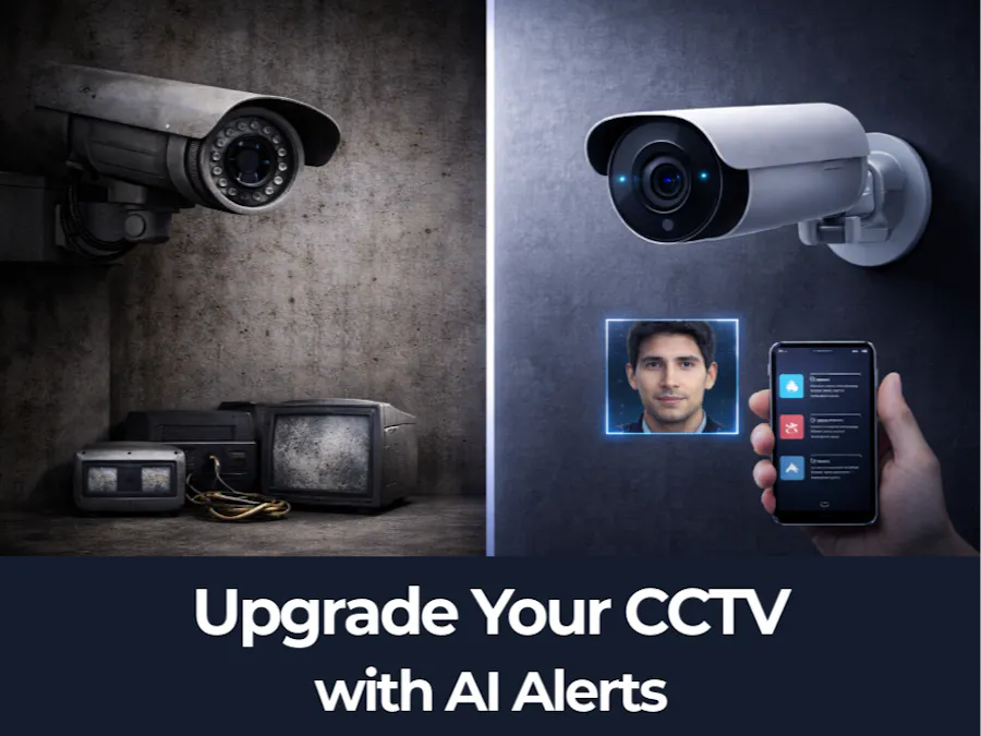 Upgrade Old CCTV With AI Alerts in 10 Min — No Code