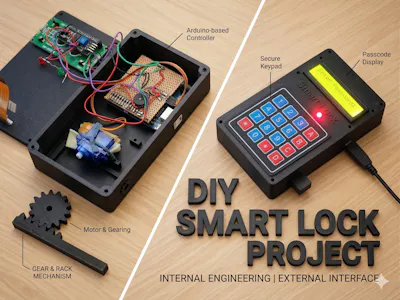 DIY Smart Lock: Arduino + Rack & Pinion + Keypad - Hackster.io