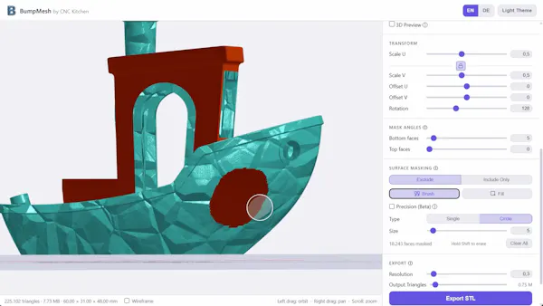 Easily Add Texture to Your 3D Prints with the Free BumpMesh Web Tool