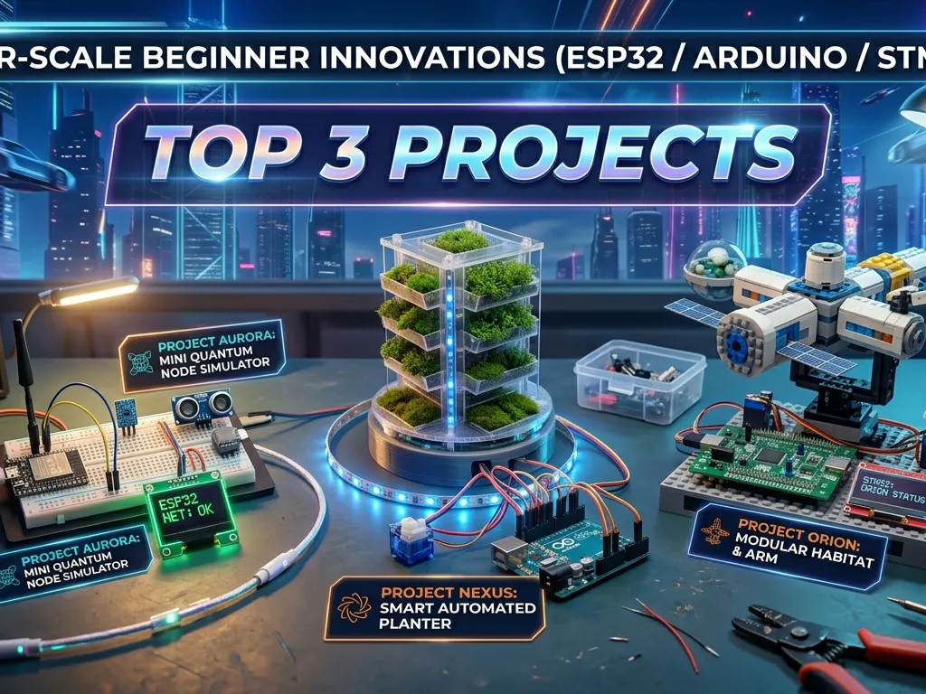 Beginner Electronics Projects: 3 Futuristic Builds for ESP32 - Hackster.io
