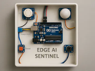 EDGE AI SENTINEL Powered by Arduino UNO Q