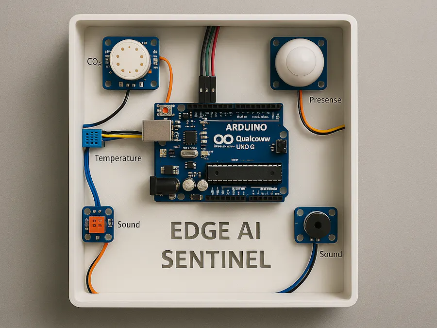 EDGE AI SENTINEL Powered by Arduino UNO Q
