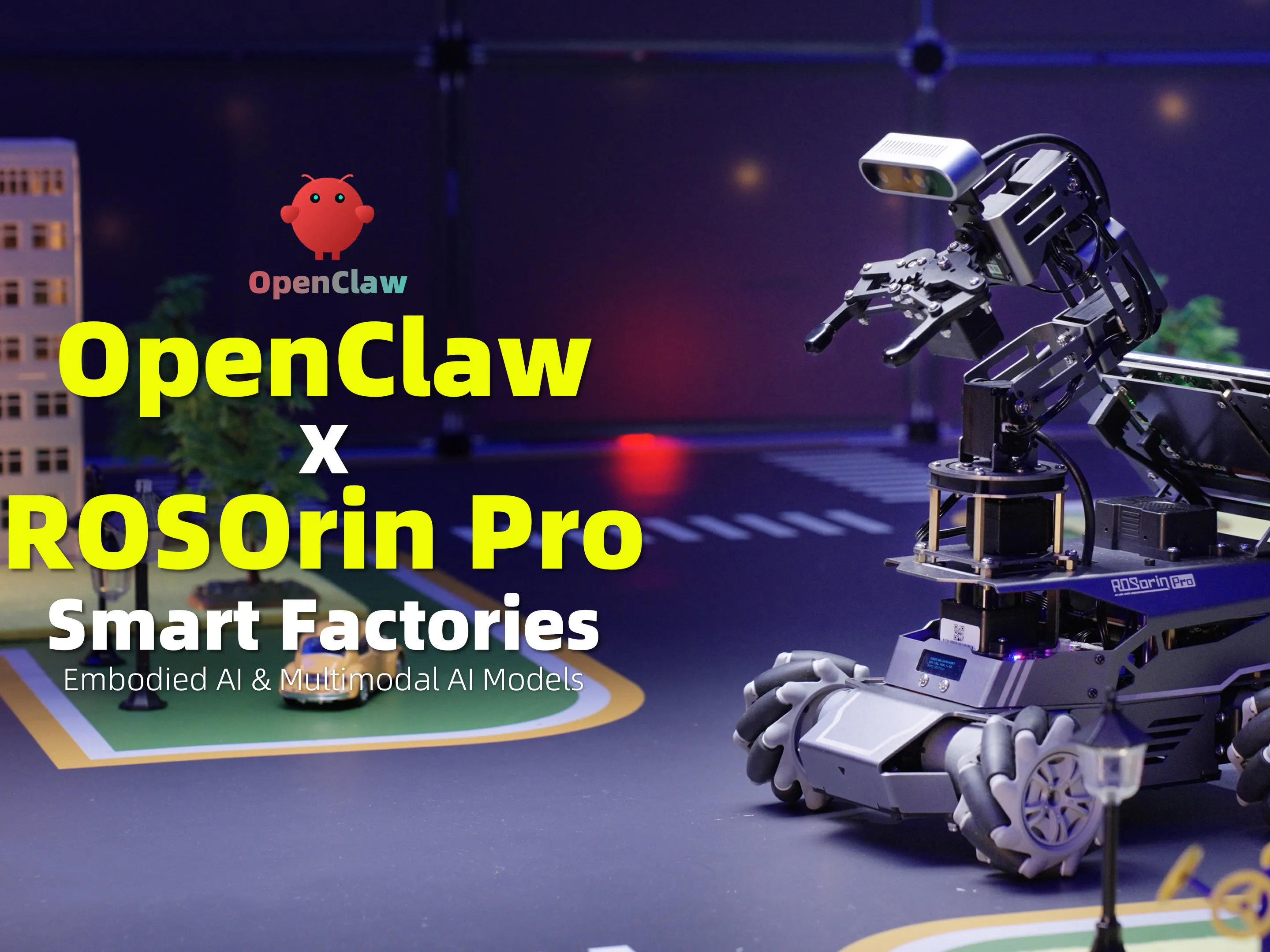 ROSOrin Pro runs OpenClaw AI on Raspberry Pi