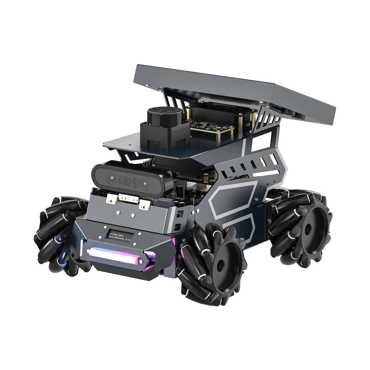 ROSMASTER M3 AI Large Model ROS2 Robot with Mecanum Wheel for Jetson Orin NANO/NX SUPER/RDK X5/RaspberryPi 5