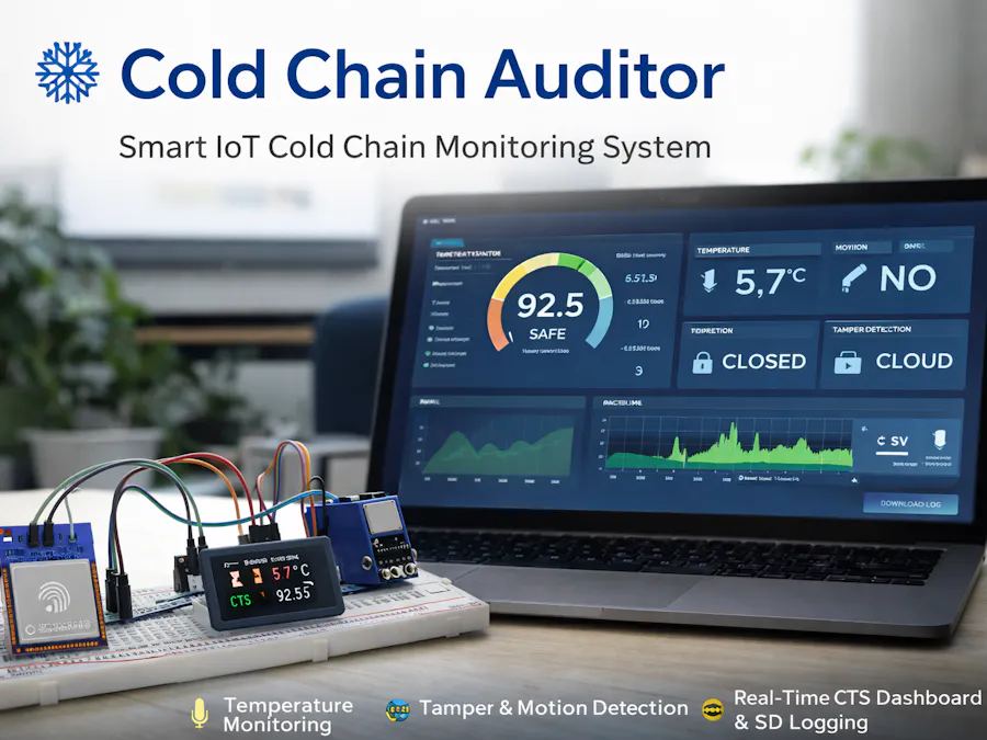 Cold Chain Auditor: Real-Time Trust Score & Web Dashboard