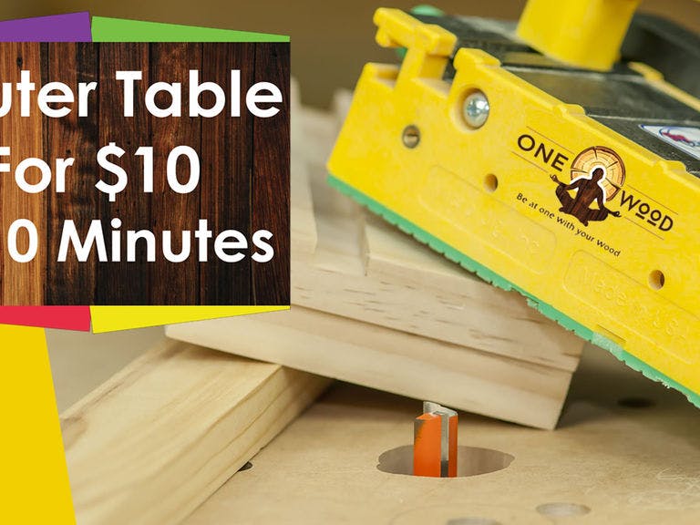 How to build a router table for Woodworking for under $10