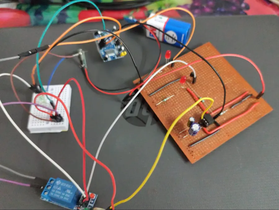 Motion Detector using PIR sensor with PCB design