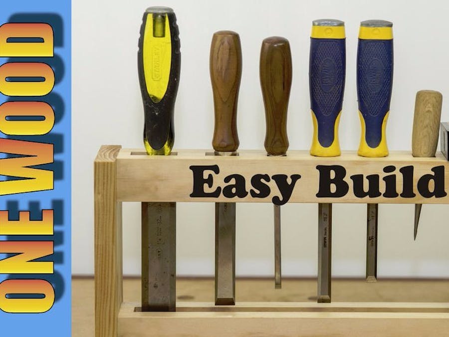Make a DIY Chisel Rack