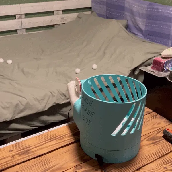 Table Tennis Bot: Arduino 3D Printable Ball Launcher STL