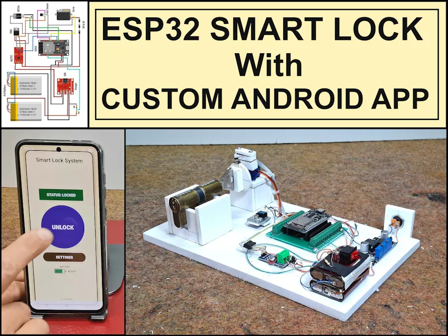Professional grade Smart Lock with ESP32, BLE and Android