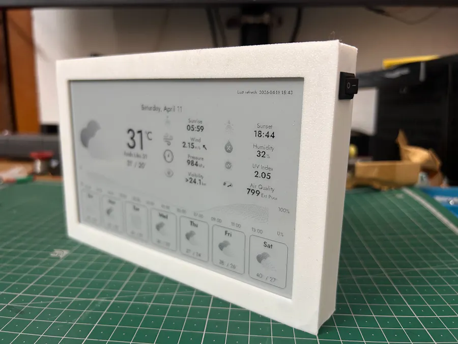 PiPaper Frame – E-Ink Wall Dashboard | Photo Frame