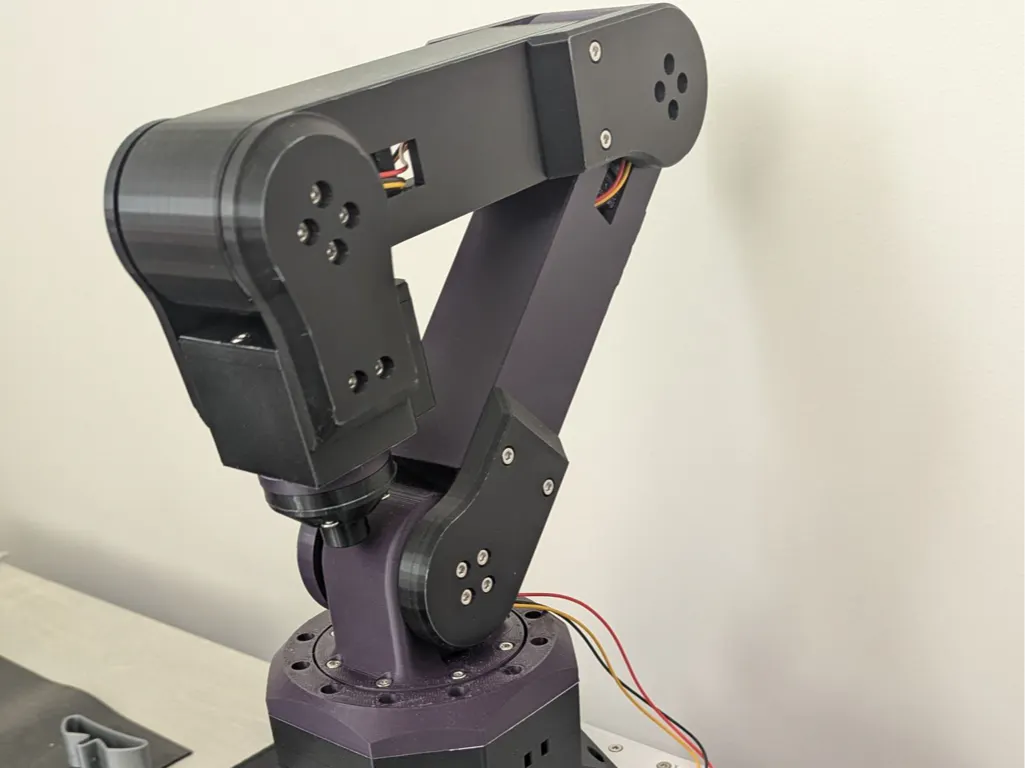 Completely Custom-Built 5-Axis Robot Arm!