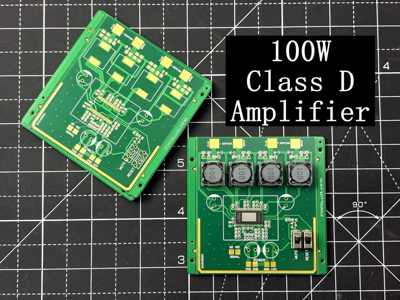 I Built a 100W Stereo Class-D Amplifier Using TPA3221