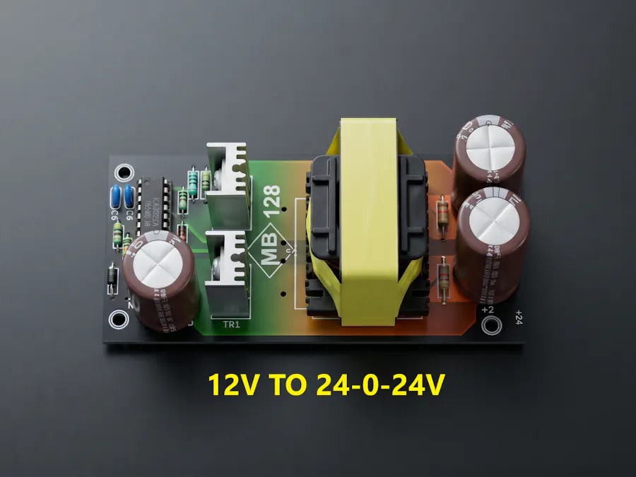 Voltage converter 12V Into Dual-Rail 24V