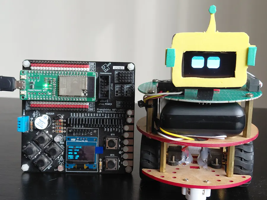 ESP32 Robot with ESP-NOW Control and Animated Eyes