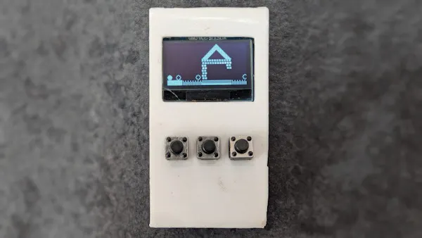 Chris Dell's "$1 Handheld Gaming Console" Packs a Rust Game Engine Onto the WCH CH32V003