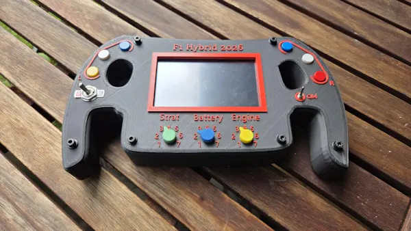 Danie Murray's F1 Racing Wheel Is a Fully Self-Contained Games Console — And You Can Build Your Own