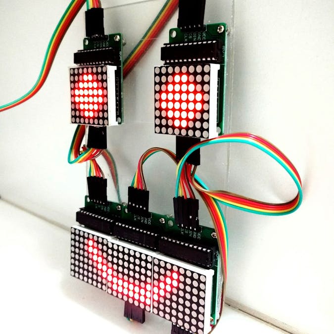 Controlling an LED Matrix with Arduino Uno