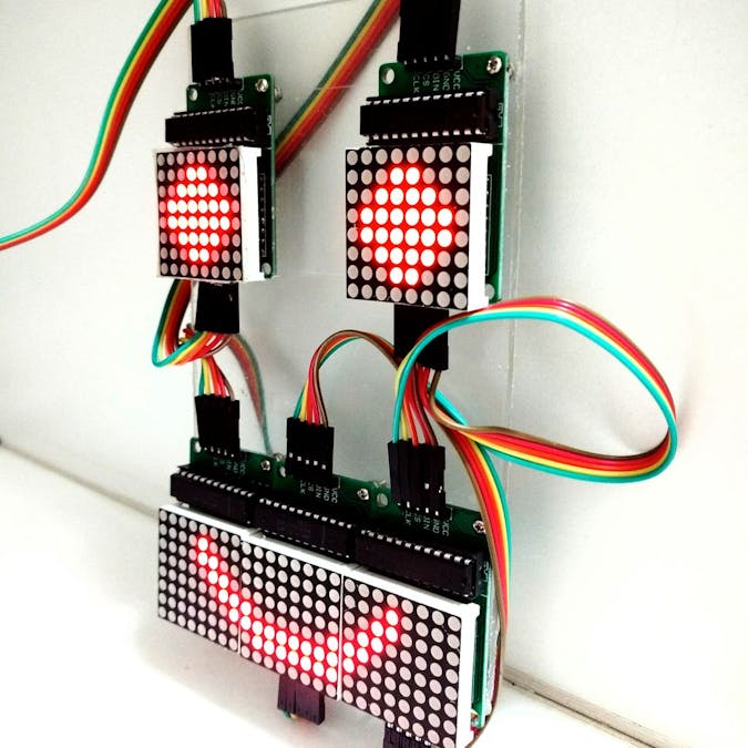Meget rart godt chokerende Gæstfrihed Controlling an LED Matrix with Arduino Uno - Hackster.io