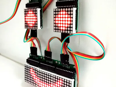 Controlling an LED Matrix with Arduino Uno - Hackster.io