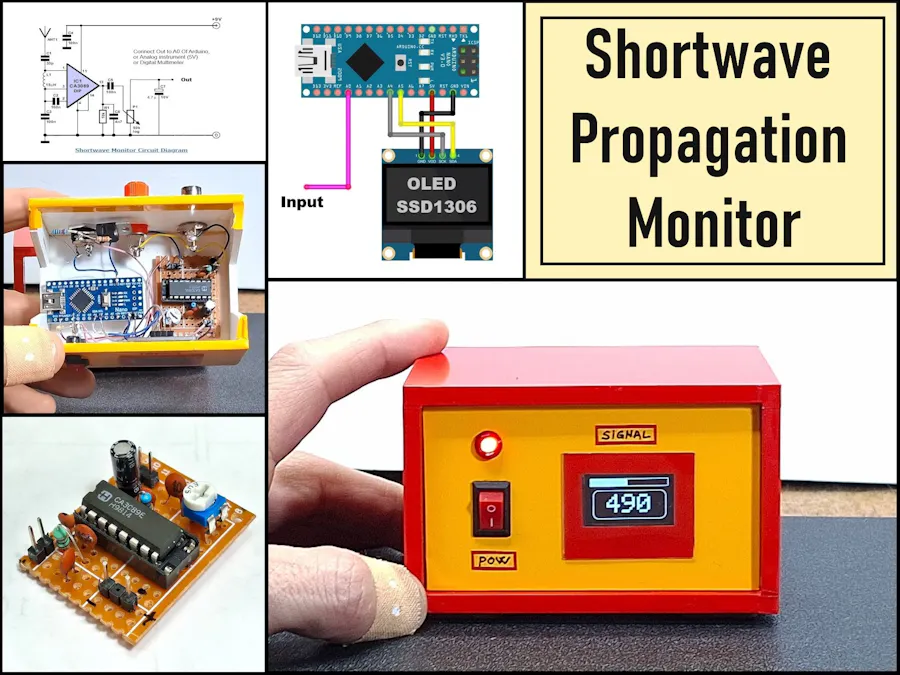 DIY Shortwave Propagation Monitor - Measure Ionosphere