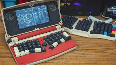 This Ergonomic Raspberry Pi-Powered Cyberdeck Packs a Sony PS2 Thumbstick as an Various Mouse 1