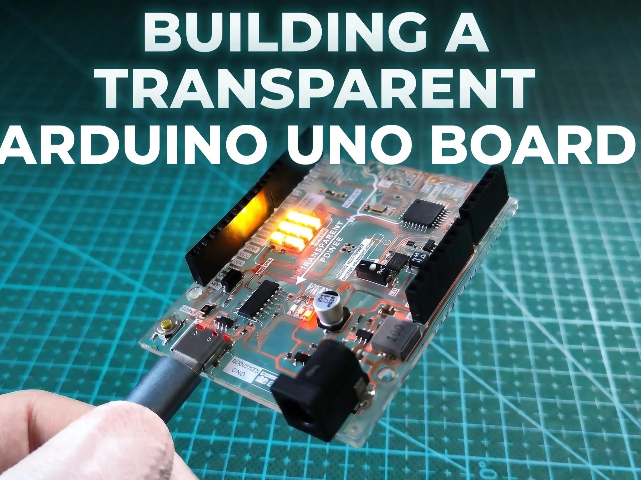 Transparent Arduino UNO | Flex PCB Build - Hackster.io
