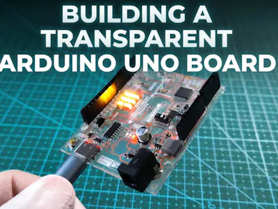Transparent Arduino UNO | Flex PCB Build