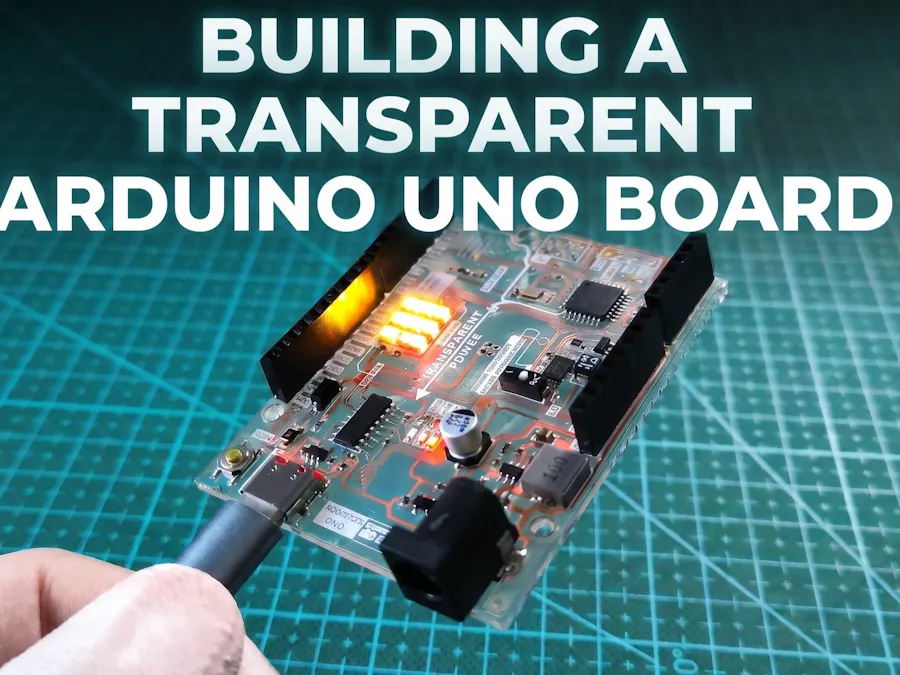Transparent Arduino UNO | Flex PCB Build