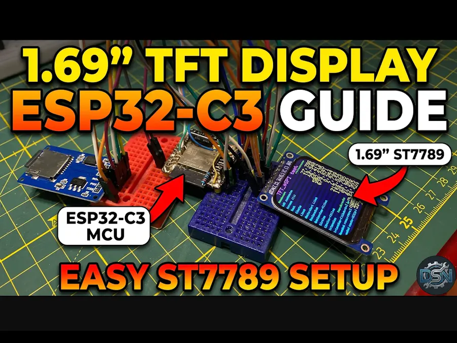 How to use 1.69" st7789 tft Display with esp32-C3