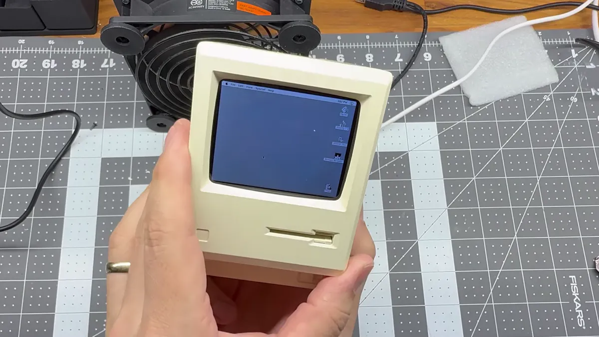 This $20 Clock Is Now a Working Macintosh Classic - Hackster.io