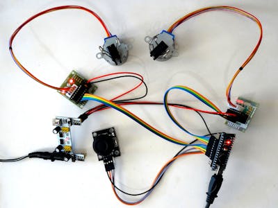 Arduino Nano: Control 2 Stepper Motors With Joystick