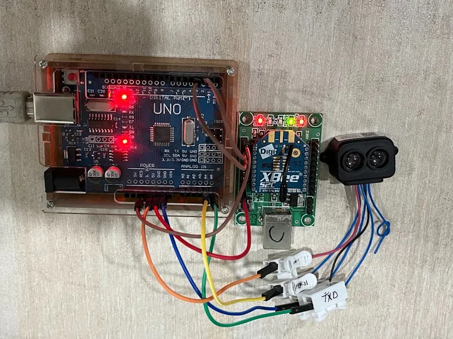 Wireless Distance Monitoring with Arduino and LiDAR