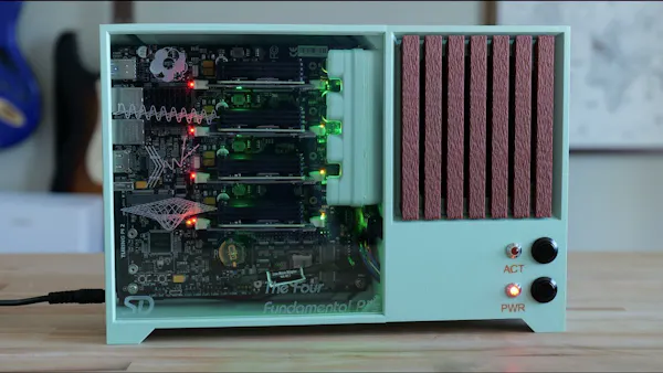 Enthusiast Builds Retro Raspberry Pi Mini-Cluster