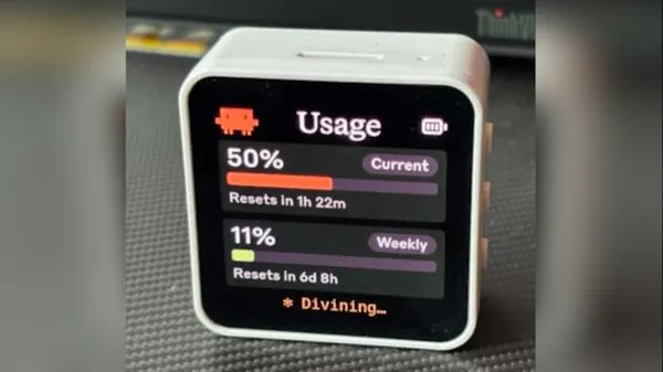 Clawdmeter tracks Claude Code token usage