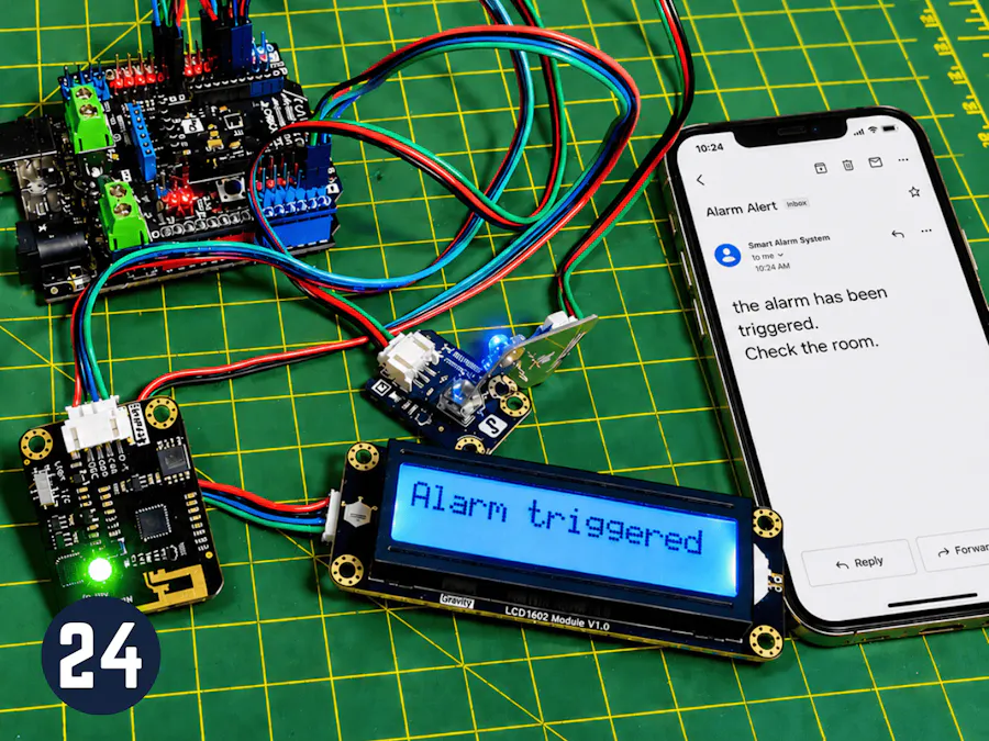 Smart Alarm From Arduino [COMPLETE GUIDE] - Lesson #24