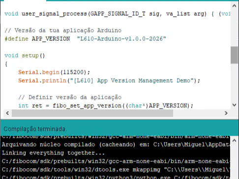 Arduino Fibocom L610-gl