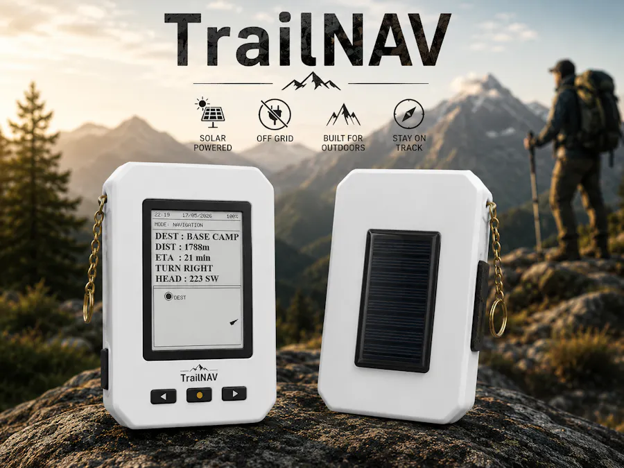 TrailNAV: Solar-Powered Off-Grid Exploration Device