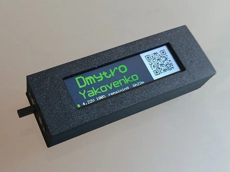 Electronic Conference Badge (ESP32)