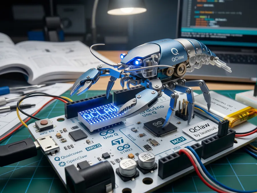 QClaw: A Fully Local Agentic Assistant on the Arduino Uno Q