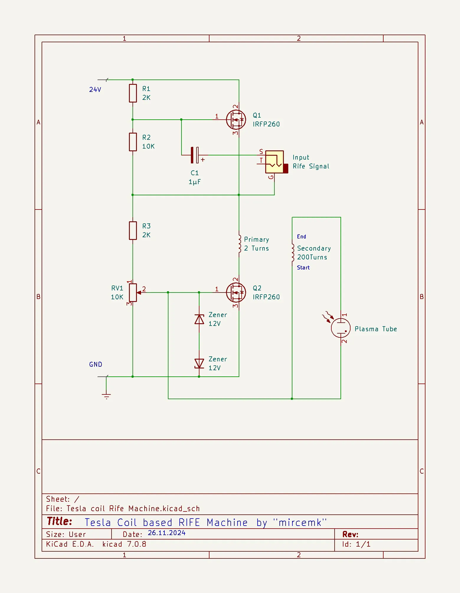 DIY Tesla Coil based Plasma Rife Machine - Hackster.io