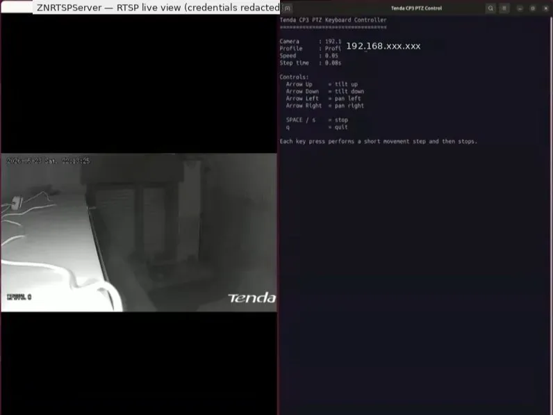 Reclaiming Local Control of a Tenda CP3 IP Camera