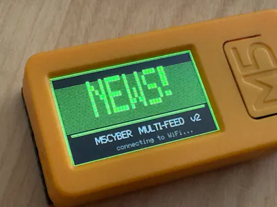 M5Cyber News — a tiny standalone news reader
