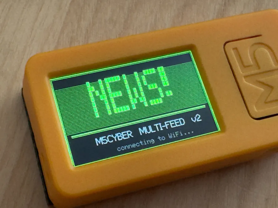 M5Cyber News — a tiny standalone news reader