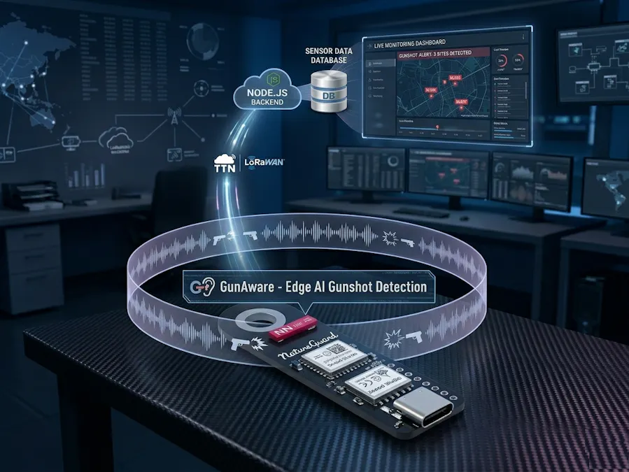GunAware - Edge AI gunshot detection
