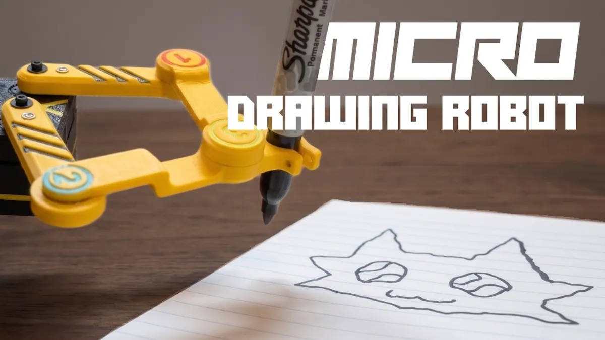 hackster.io - The Credit Card-Sized Drawing Robot