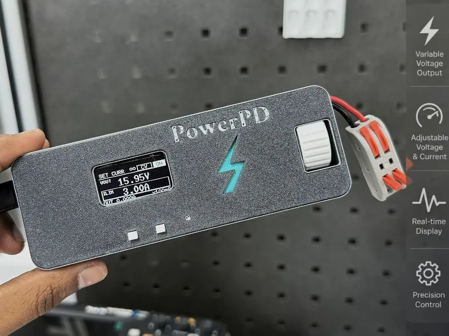 PowerPD — ESP32 USB-C PD/PPS Programmable Power Supply